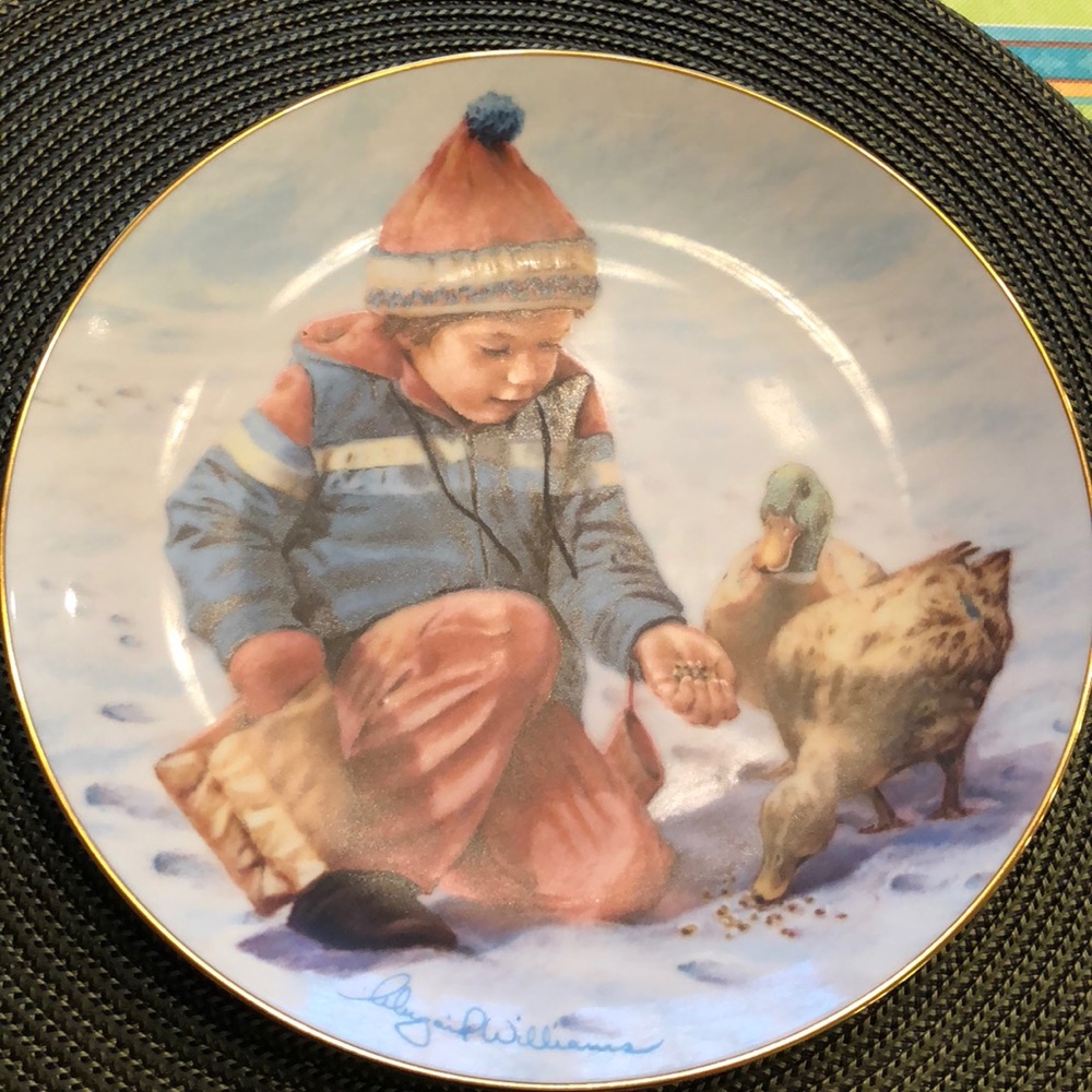 “Handful of Love” plate. From Hamilton Collection